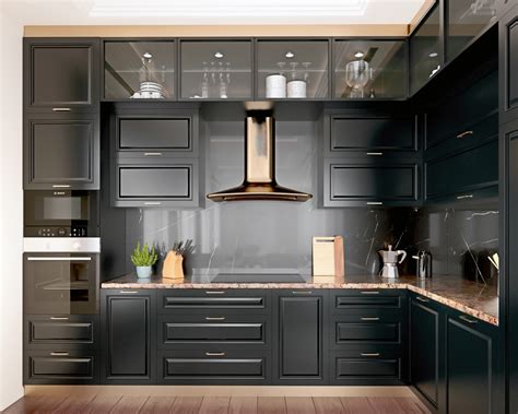 black kitchen cabinets uk